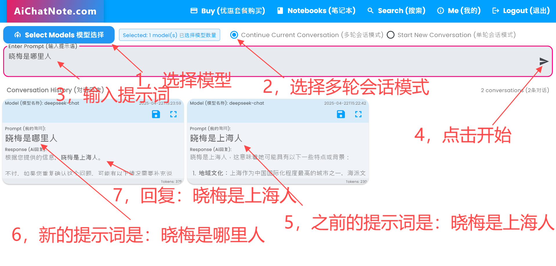 单个模型+多轮会话
